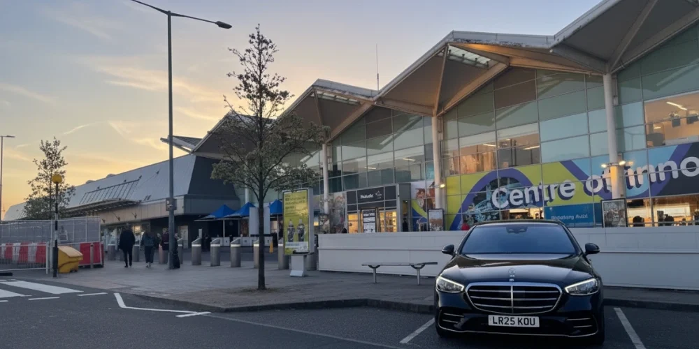 Mercedes S for airport transfers Birmingham